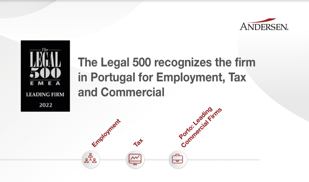 Legal 500 Andersen Portugal 2022