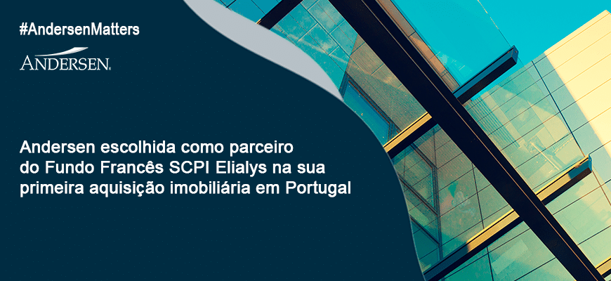 Andersen escolhida como parceiro do Fundo Frances SCPI Elialys